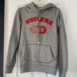 Pink Husker hoodie